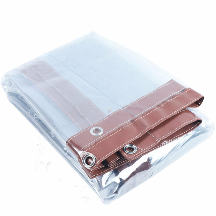 YYBUSHER Outdoor Durable Clear Awning Canopy Patio Enclosure PVC